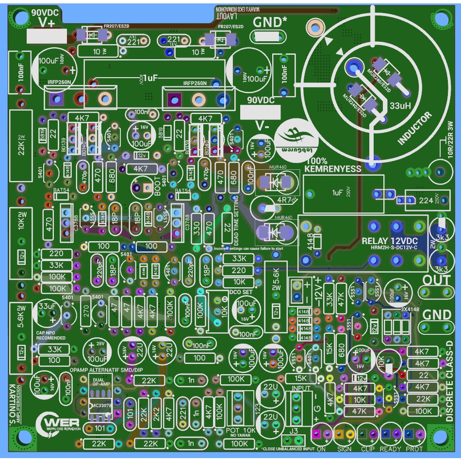 Jual PCB CLASS D UCD DISCRETE KOTAK FIX, SUPERLITE totem BD | Shopee