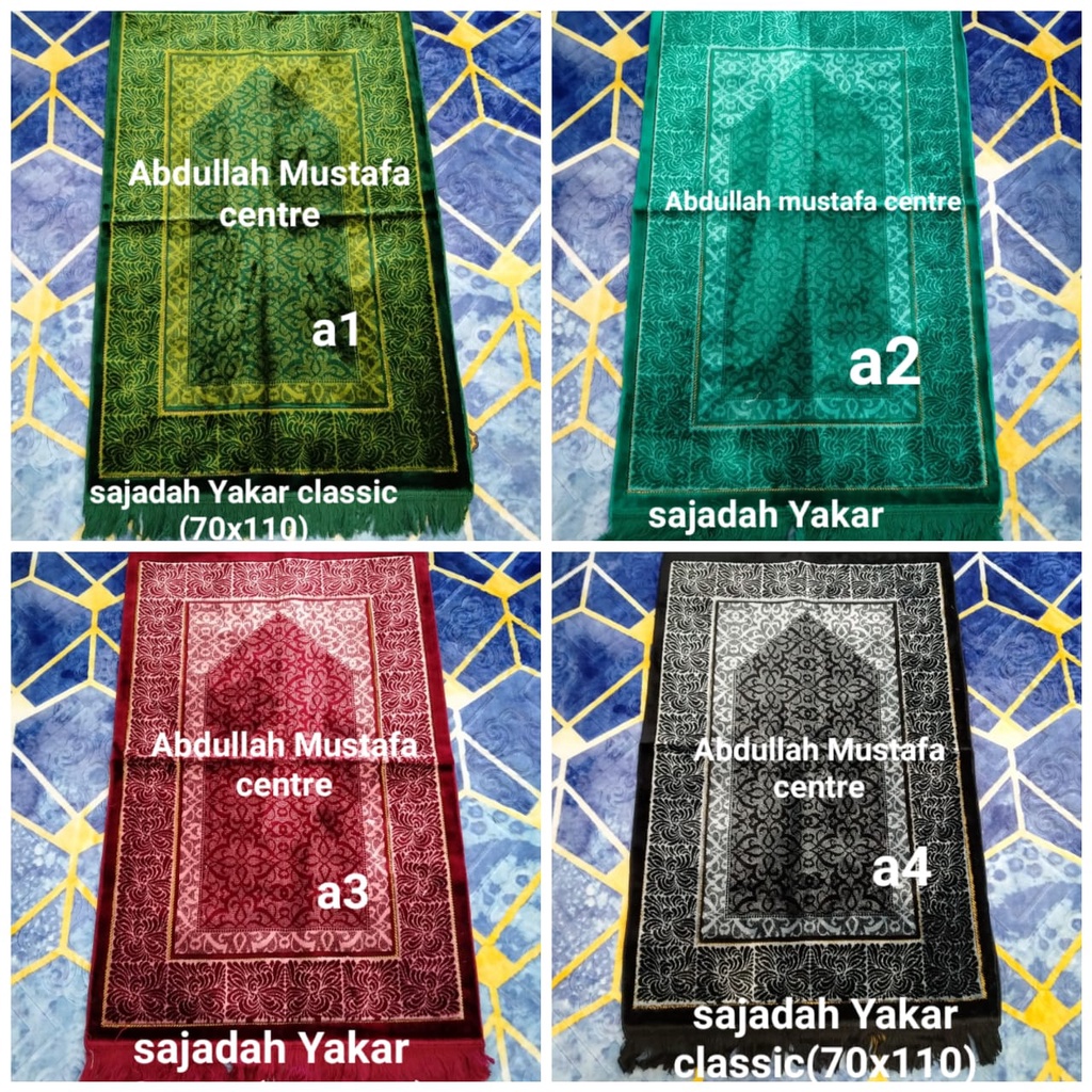Jual SAJADAH YAKAR ULTRA CLASSIC TURKEY/ Sajadah Yakar TURKI Wangi ...