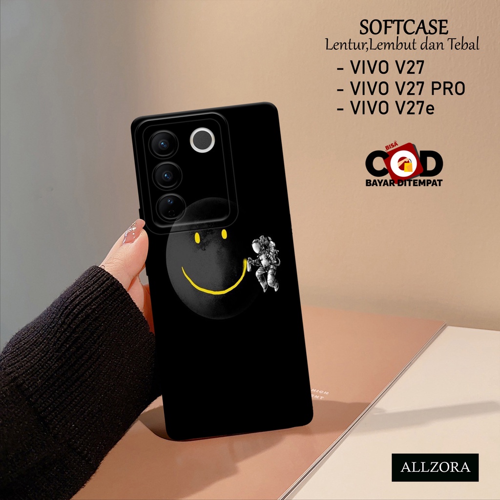 ALLZORA Case Hp Vivo V27e Vivo V27 Vivo V27 Pro Terbaru Fashion  Case ASTRONOT Casing hp Vivo V27e Vivo V27 Vivo V27 Pro Kesing Hp 