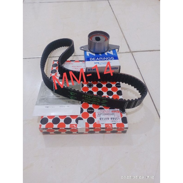 Jual TIMING BELT SET PLUS TENSIONER DAIHATSU XENIA 1000CC HARGA 1SET