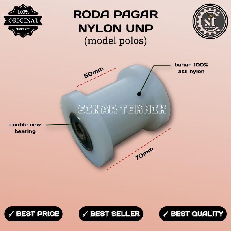 Jual Roda Pagar Roda Nilon Roda Pagar Nilon Unp Polos Tanpa Rumah Roda Shopee Indonesia 2667