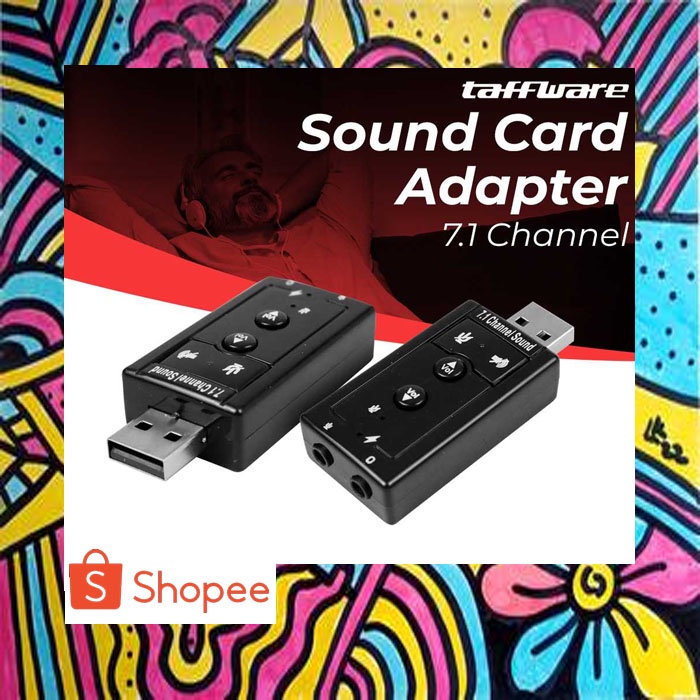 Jual Soundcard USB Mini 7.1 Channel / Sound Card USB 7.1 External ...