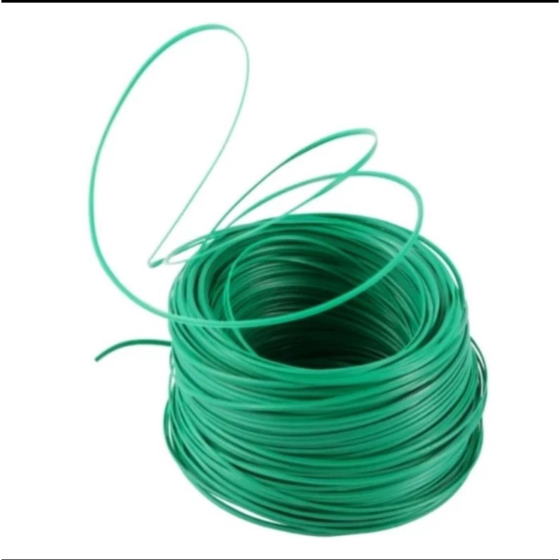 Jual Tali Pengikat Tanaman Rambat Green Coated Wire Twist Tie Meter Shopee Indonesia