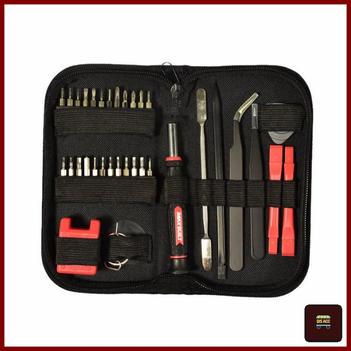Jual MAXBUILT Obeng Presisi Screwdriver Set 35 Pcs | Shopee Indonesia