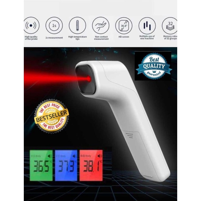 Jual Thermometer Termometer infrared tembak thermo gun digital Akurat