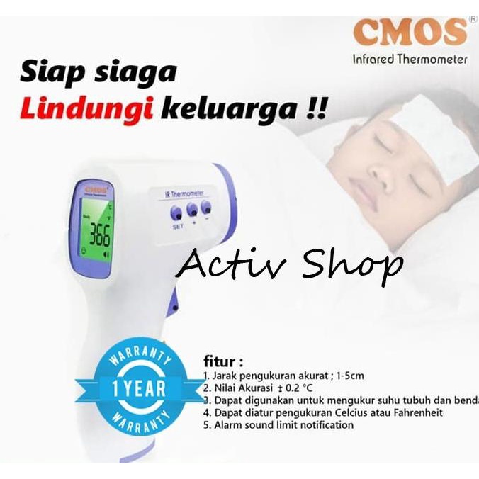 Jual Thermometer Gun CMOS XSIFT002B Termometer Garansi 1 Tahun