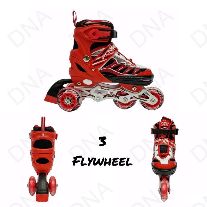 Jual Sepatu Roda Power Superb Bajaj Merah (+ Baut Bajaj) | Shopee Indonesia