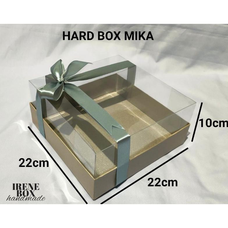 Jual Belanja Box Mika Hard Box Gift Box Kotak Kado Packaging Box Hampers Box