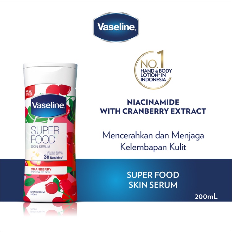 Product image Vaseline Superfood Skin Serum Cranberry 200 ml