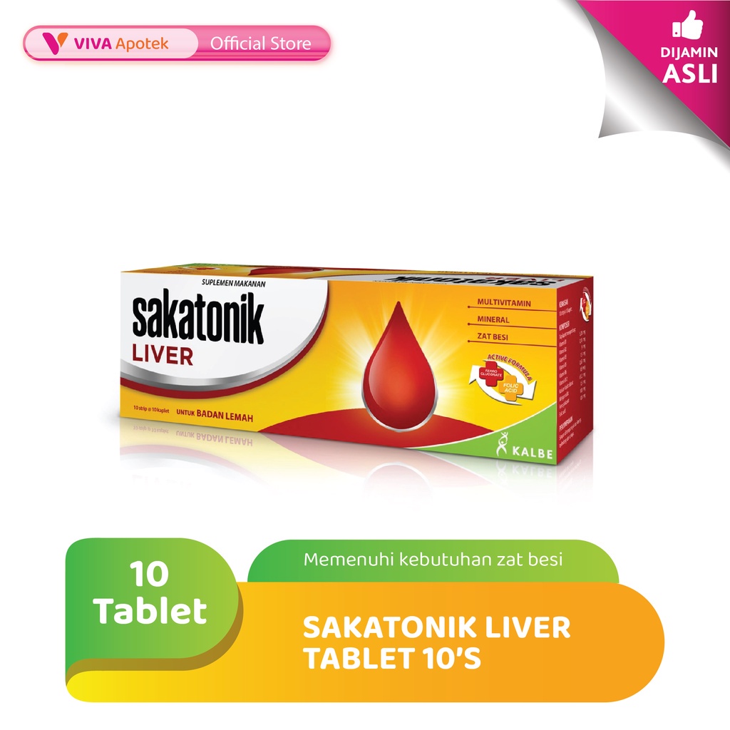 Jual Sakatonik Liver Tablet 10`S | Shopee Indonesia