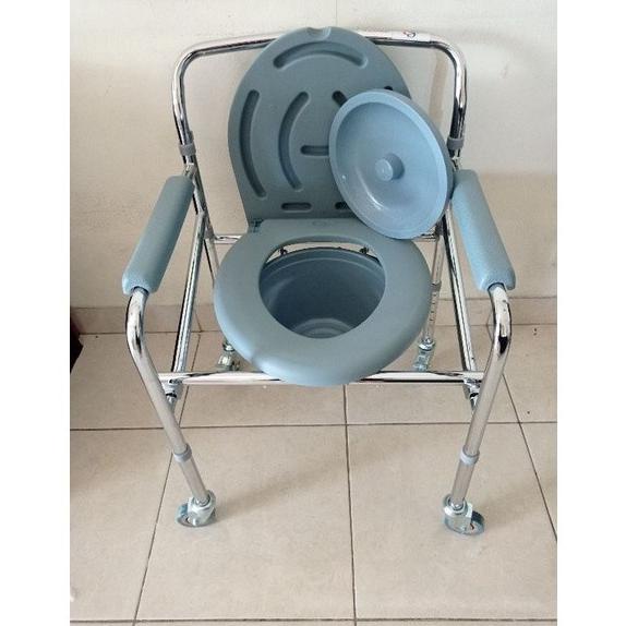 Jual Kursi Bab Roda Commode Chair Roda Kursi Puk Lansia Terbaru Jayaastam Shopee Indonesia