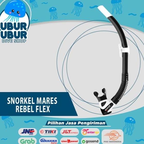Jual Snorkel Mares REBEL FLEX Classic Alat Snorkel/Alat Snorkeling