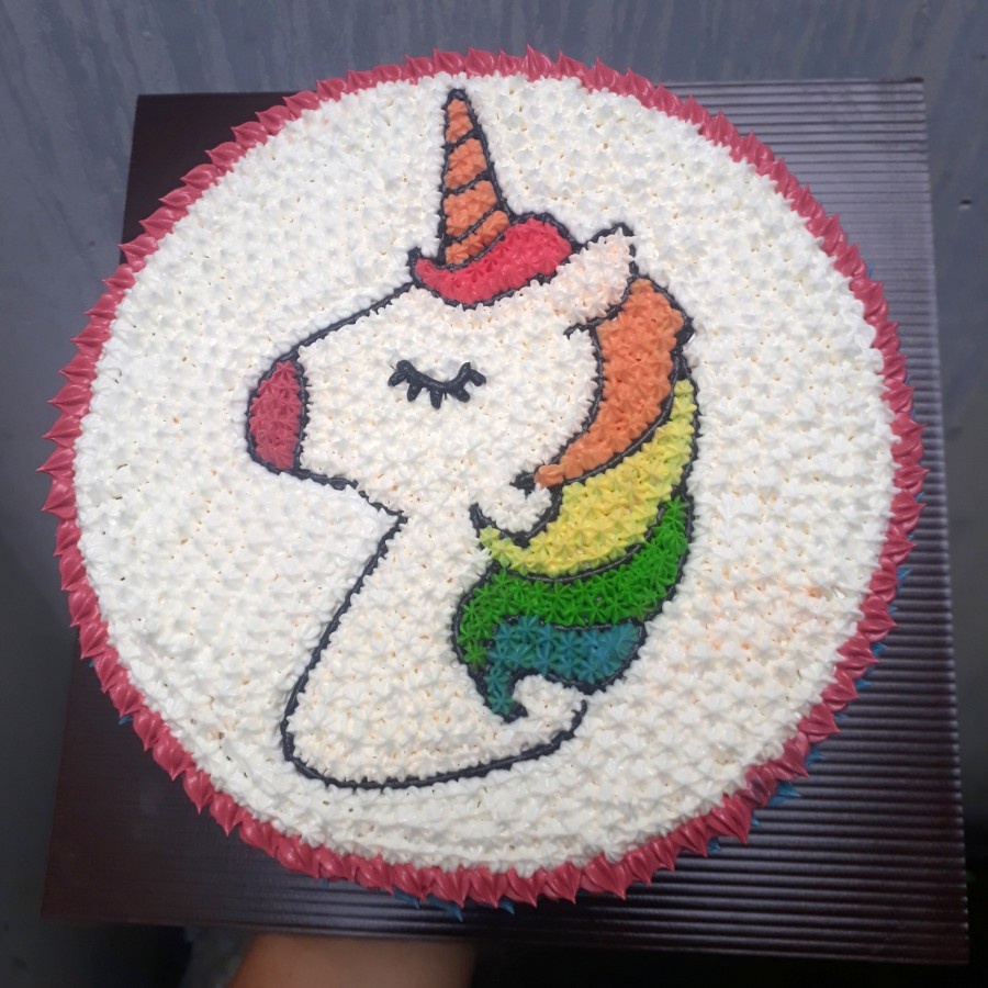 Jual Kue Ulang Tahun Anak Unicorn - Kue Tart - Birthday Cake - diameter
