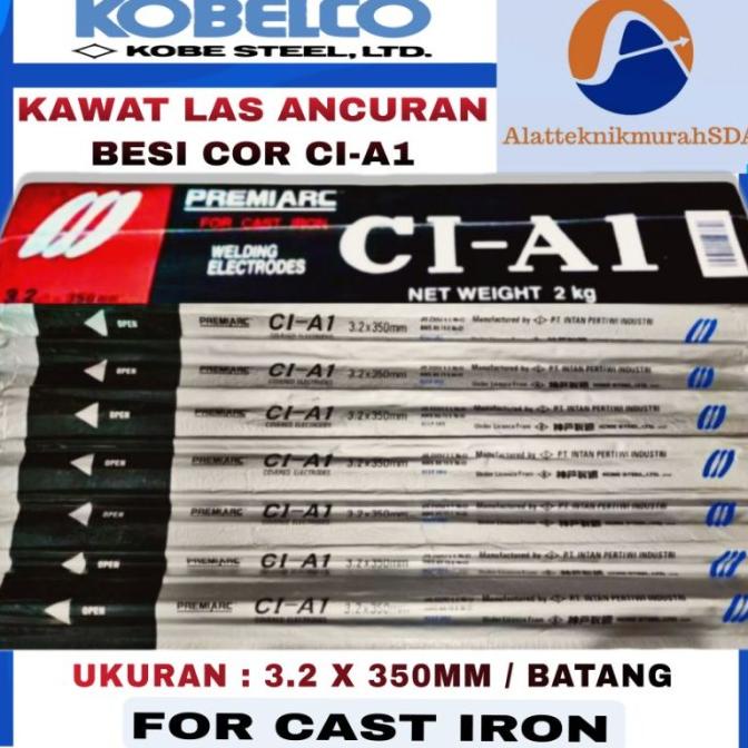 Jual Kawat Las Ancuran Besi Cor Kobe Steel Ci-a1 3 2mm | Shopee Indonesia