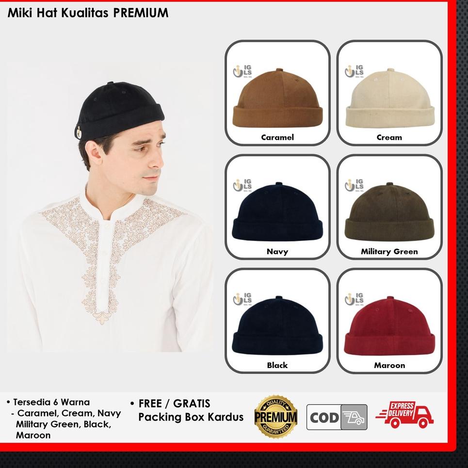 Jual Y W Topi Peci Miki Hat Mikihat Premium Original Distro Iguls Shopee Indonesia