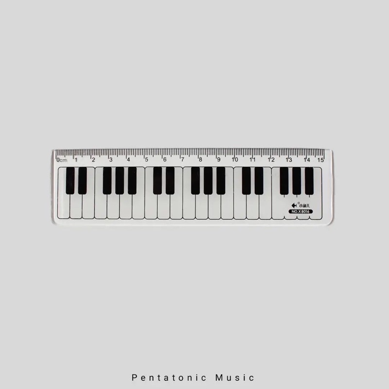 Jual Keyboard Ruler / Penggaris Piano / Alat Tulis Musik Unik ...