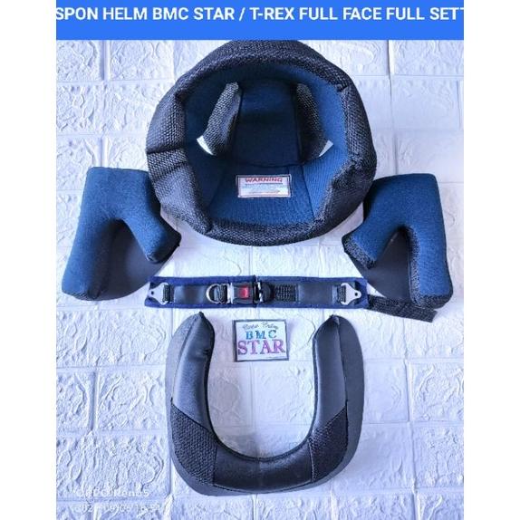 Jual Terjangkau BUSA SPON HELM FULL FACE BMC STAR BMC T-REX FULL SETT ...
