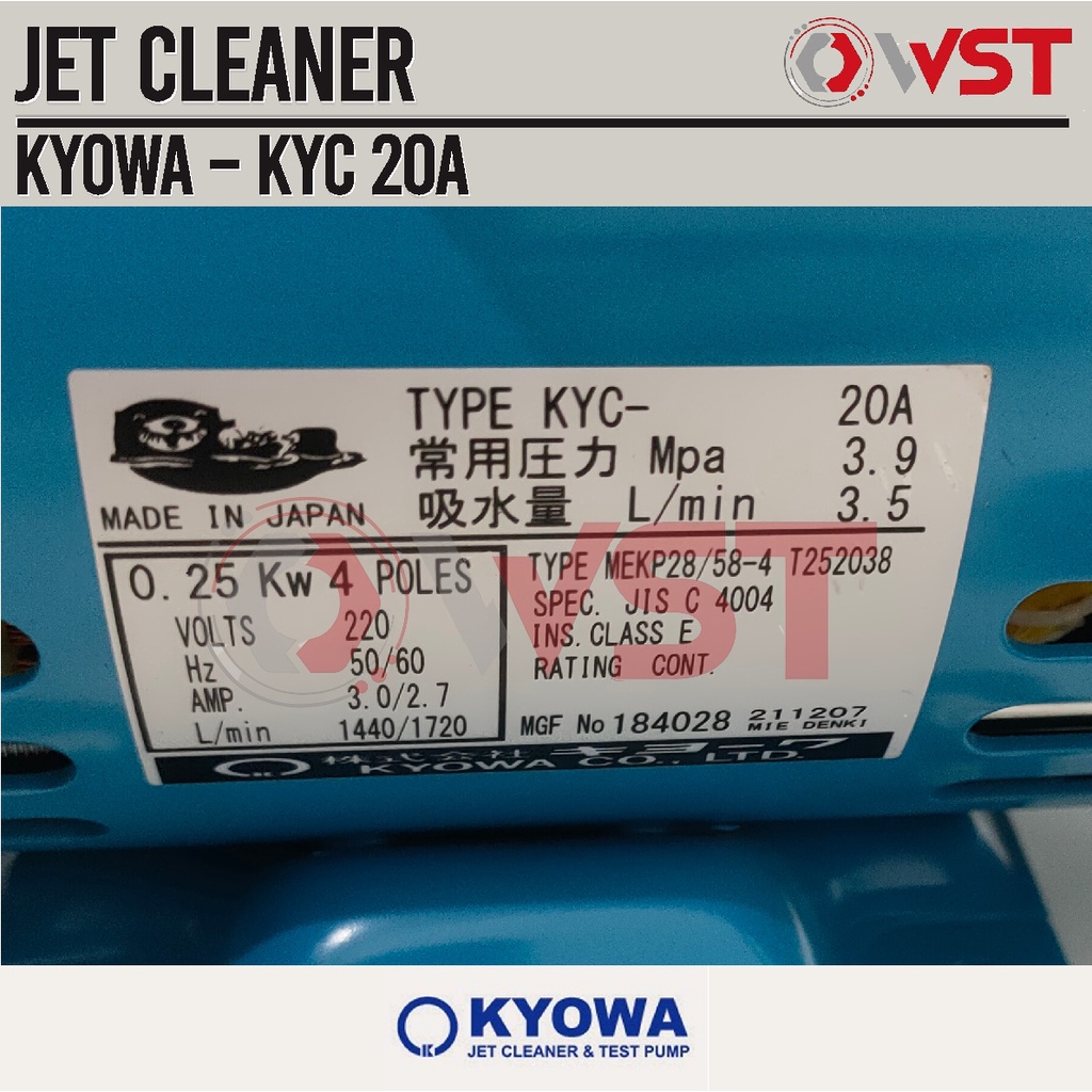 Jual KYOWA KYC-20A Jet Cleaner Made in Japan / Mesin Cuci AC