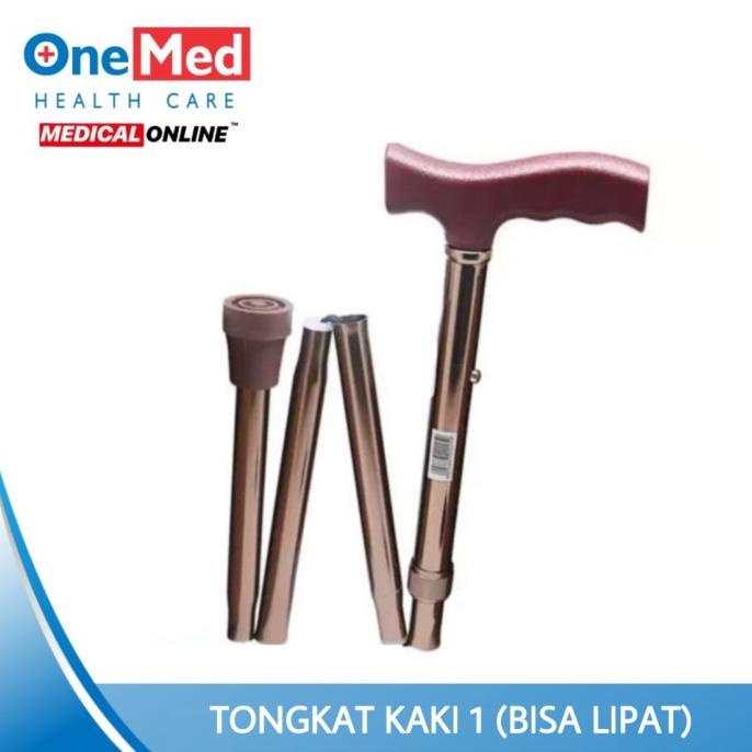 Jual Tongkat Kaki Lipat Onemed Kaki Orang Tua Alat Bantu Jalan