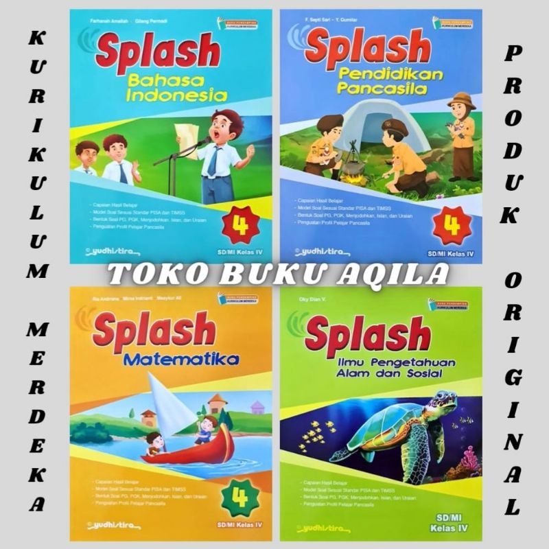 Jual Buku Splash Kelas Sd Mi Yudhistira Kurikulum Merdeka Matematika