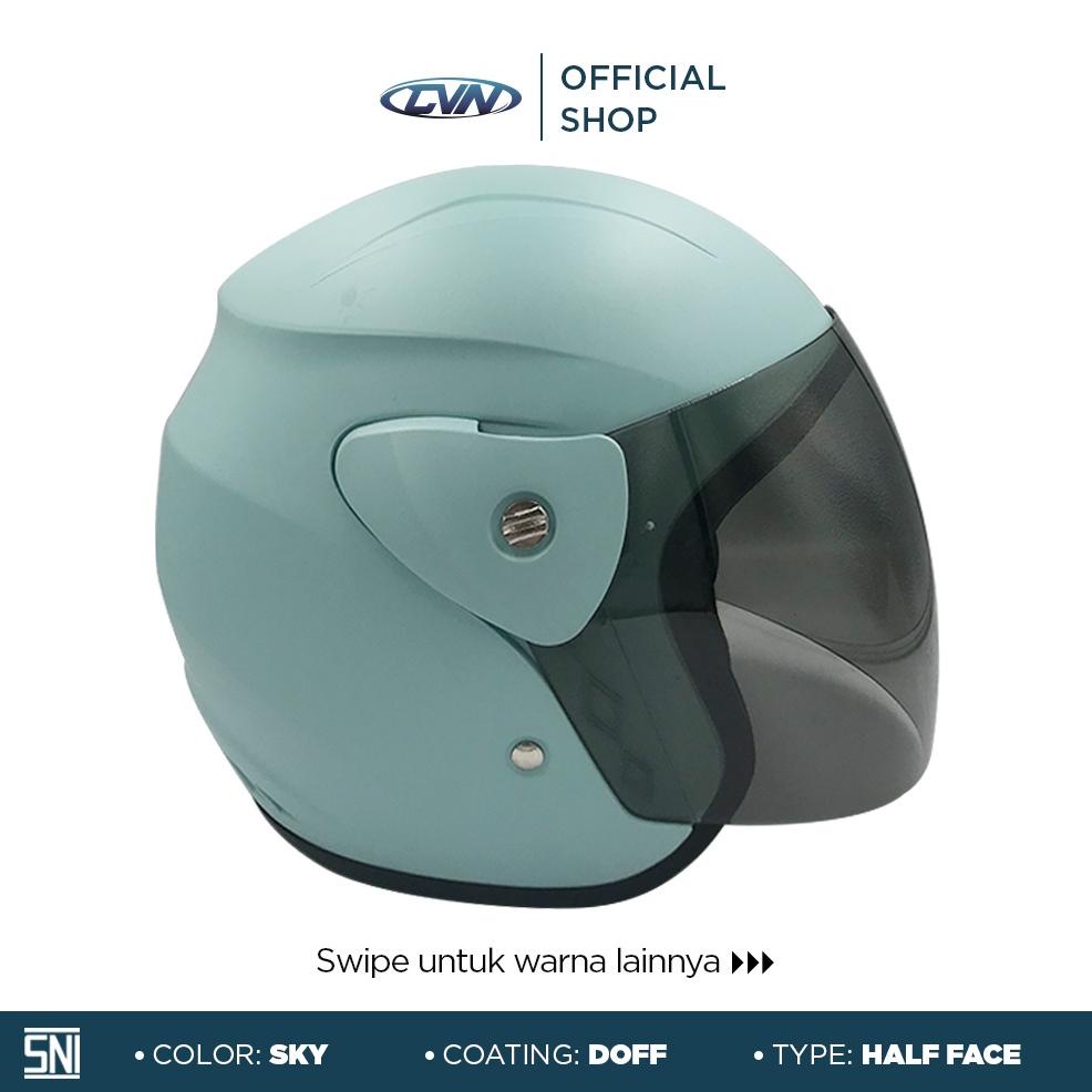 Jual Cvn Helm Half Face Dewasa Warna Terbaru Sni Shopee Indonesia