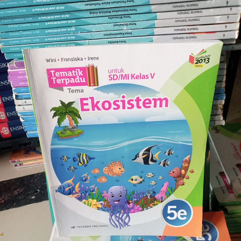 Jual buku tematik terpadu kelas 5e SD Erlangga buku bekas | Shopee ...