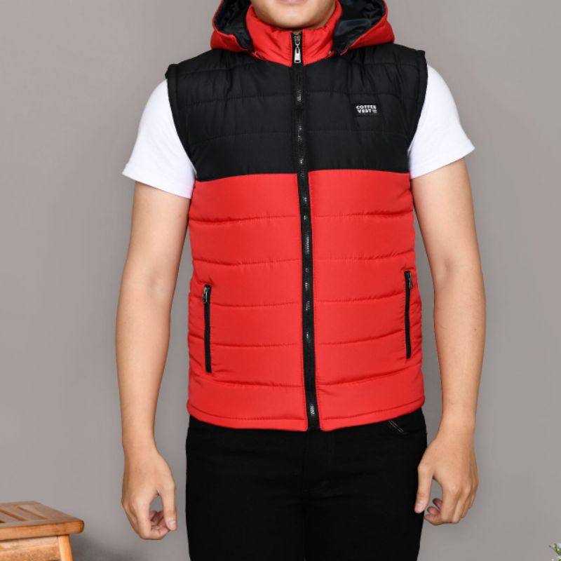 Jual Coffee vest rompi motor parasut pria elegan Rompi lapangan Rompi ...