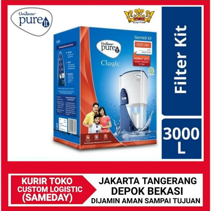 Jual Refill Pureit Germkill Kit 3000 L Pure It Germ Kill GKK Classic ...