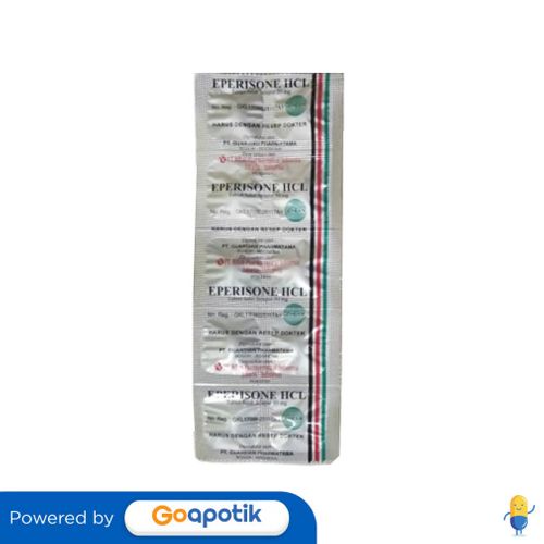 Jual Eperisone Guardian Mg Strip Tablet Shopee Indonesia