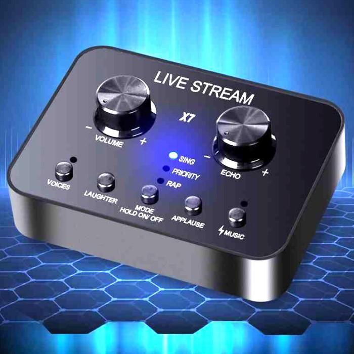 Jual Soundcard Soundcard External Live Broadcast Microphone Usb Live ...