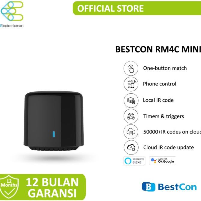 Jual Broadlink Bestcon RM4C Mini Universal Remote IR | Shopee Indonesia