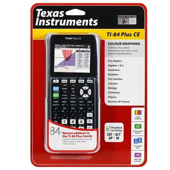 vhbw batteria compatibile con Texas Instruments TI-84 Plus C, TI-84 Plus CE-T calcolatrice (1300mAh, 3,7V, Li-Ion