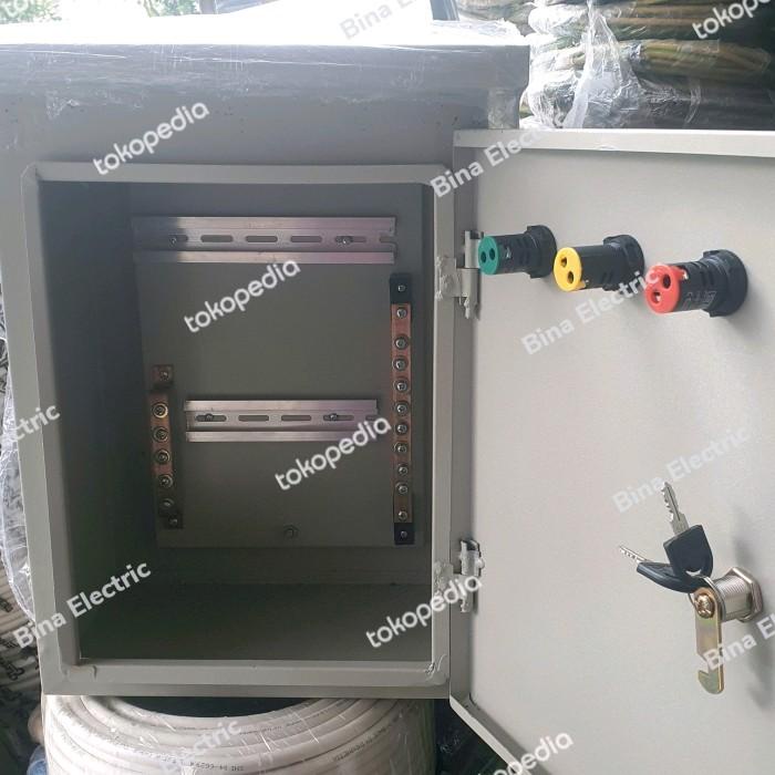 Jual Best Seller Box Panel Listrik 30X40X18 Topi + Pilot Lamp + Rel Mcb ...