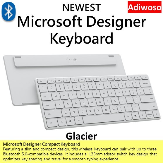 Jual Microsoft Designer Compact Keyboard | Shopee Indonesia