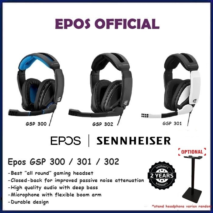 Epos Sennheiser GSP300 Gaming Headset Epos GSP300 GSP 300