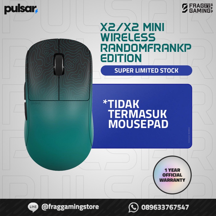 Jual Pulsar X2 Mini Randomfrankp Random Frank P Wireless Gaming Mouse