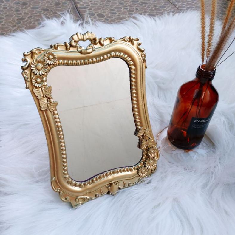 Jual Trending Cermin Rustic, Cermin Aesthethic, Mirror Vintage , Kaca ...