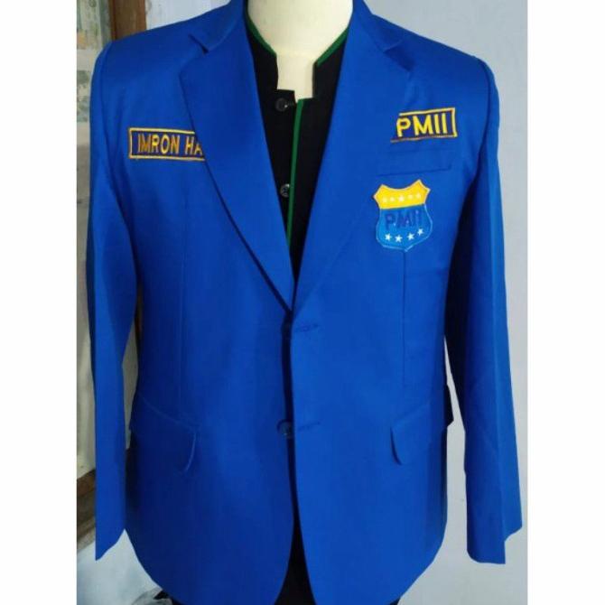 Jual BLAZER JAS PMII/JAS BIRU POLOS/ALMAMATER/JAS PRIA MURAH | Shopee ...