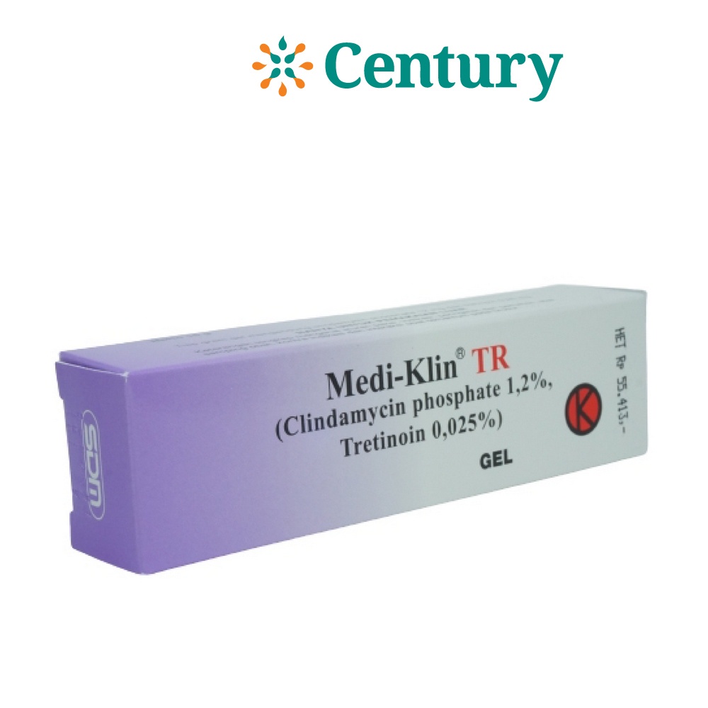 Jual MEDIKLIN TR GEL1 TUBE ISI 15 GRAM / CLINDAMICIN / TRETINOIN / GEL