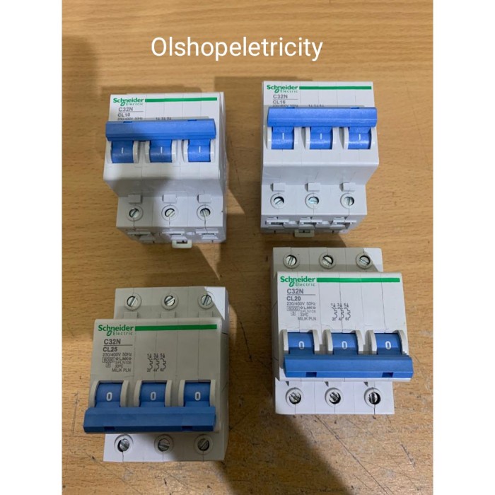 Jual Terlaris Mcb Phase Schneider Original Pln 10A 16A 20A 25A