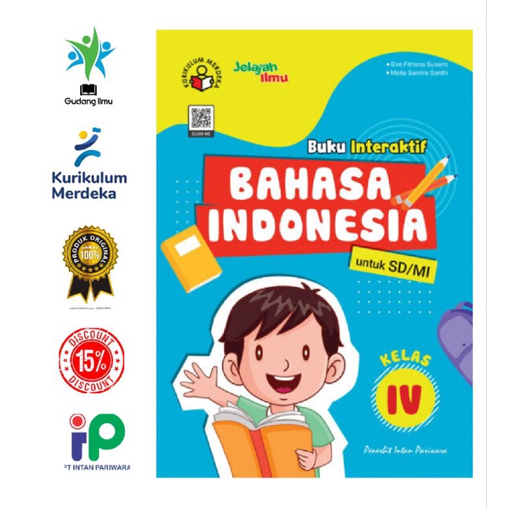 Jual Buku Interaktif Bahasa Indonesia Sd Mi Kelas 4 Semester 1&2 