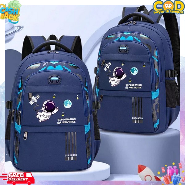 Jual Ransel Anak Anak Sekolah Tass Gendong Cwek Cwok Tirex - Tas Ransel