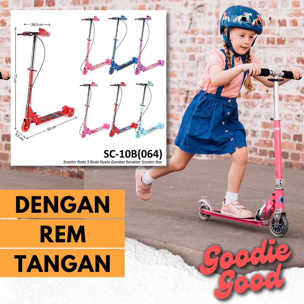 Jual READY Scooter Anak Otoped - Skuter Roda 3 Rem Tangan - Avengers ...
