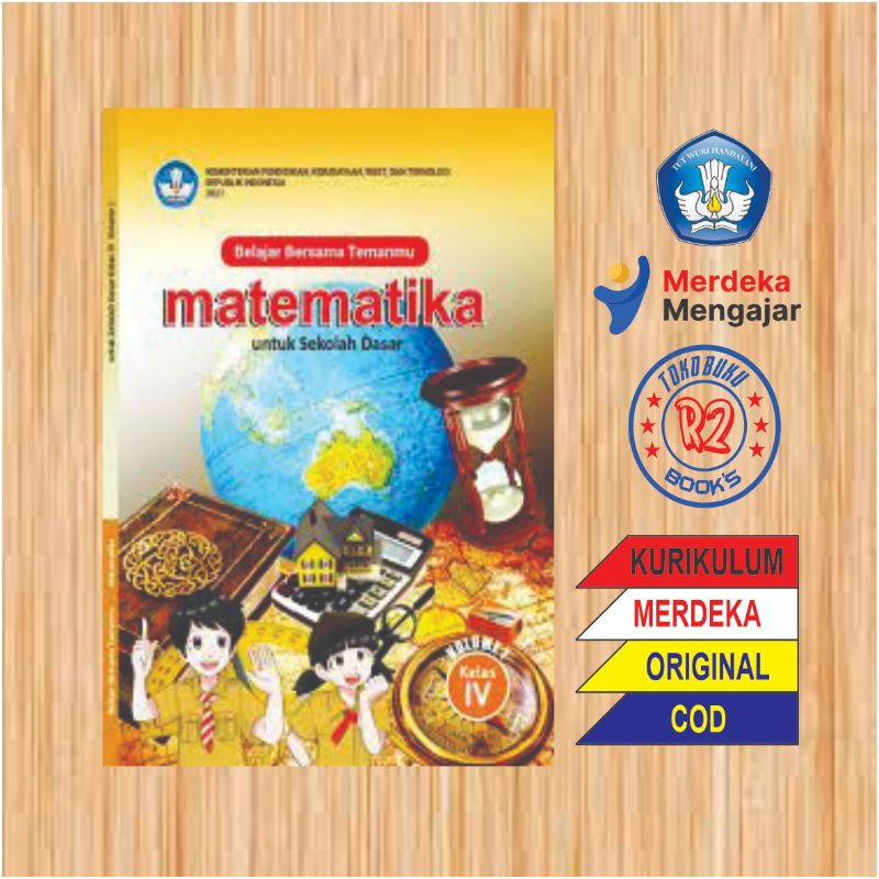 Jual Buku Matematika Volume 1 Kelas 4 SD/MI Kurikulum Merdeka | Shopee ...