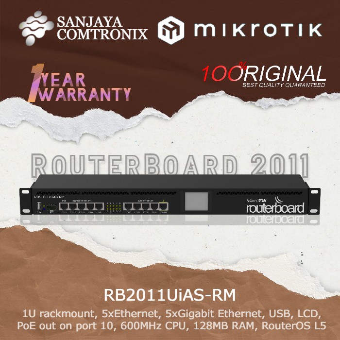 Jual MIKROTIK RB2011UiAS-RM RouterBoard | Shopee Indonesia