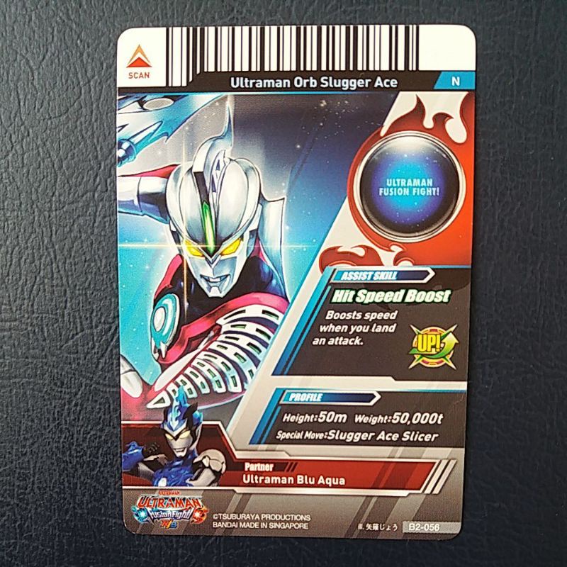 Jual Kartu Ultraman Orb Slugger Ace B2-056 Fusion Fight | Shopee Indonesia