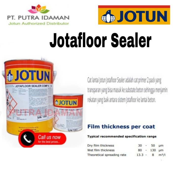 Jual Jotun Cat Lantai Jotafloor Sealer 5 Liter 2 Komponen Cat Lantai Shopee Indonesia 9236