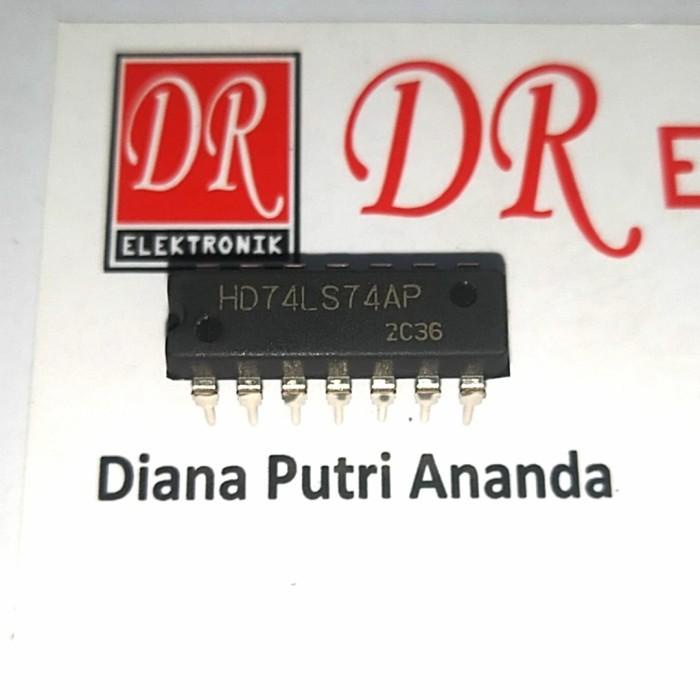 Jual IC 7474 CD7474 Integrated Circuit TTL SN74HC74N DIP 74HC74 NAND 74LS74 Shopee Indonesia