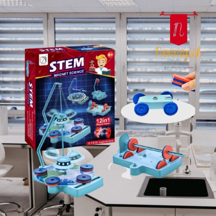 Jual Mainan Anak STEM Magnet Science 12in1 Sains Edukasi Eksperimen ...