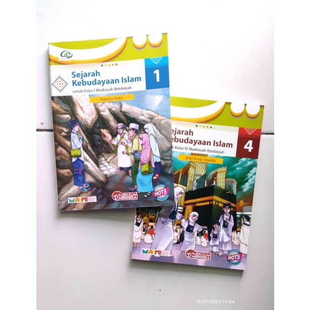 Jual Aqila Sejarah Kebudayaan Islamski Mi Kelas 1 Dan 4 Kurikulum Merdeka Shopee Indonesia 3087